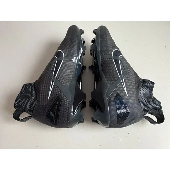 Men's  Sz 10.5 Nike Alpha Menace Elite 3 Black Football Cleats CT6648-010 NEW - Picture 11 of 13